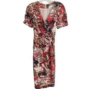 Badgley  Mischka 100% silk dress size 8.